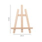 Wooden folding tabletop easel stand, size about 18 x 29 cm