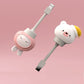 USB LED night light cable with bear and sleep-eye timer light heads