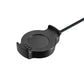 Magnetic watch charging dock with cable, black housing