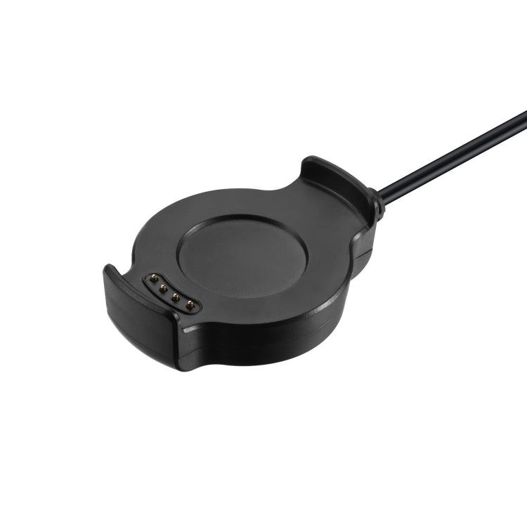 Magnetic watch charging dock with cable, black housing