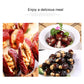 Bowls of pitted dates served with toppings and garnish