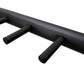 Foldable metal guitar stand padded support bars with black protective grips