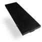 Ultra-thin plant growth light housing, black rectangular panel with side power connector