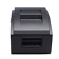 Black dot matrix invoice printer front view with open paper output cover