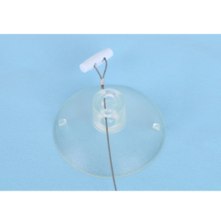Transparent suction cup mount with cord for window hanging cat hammock