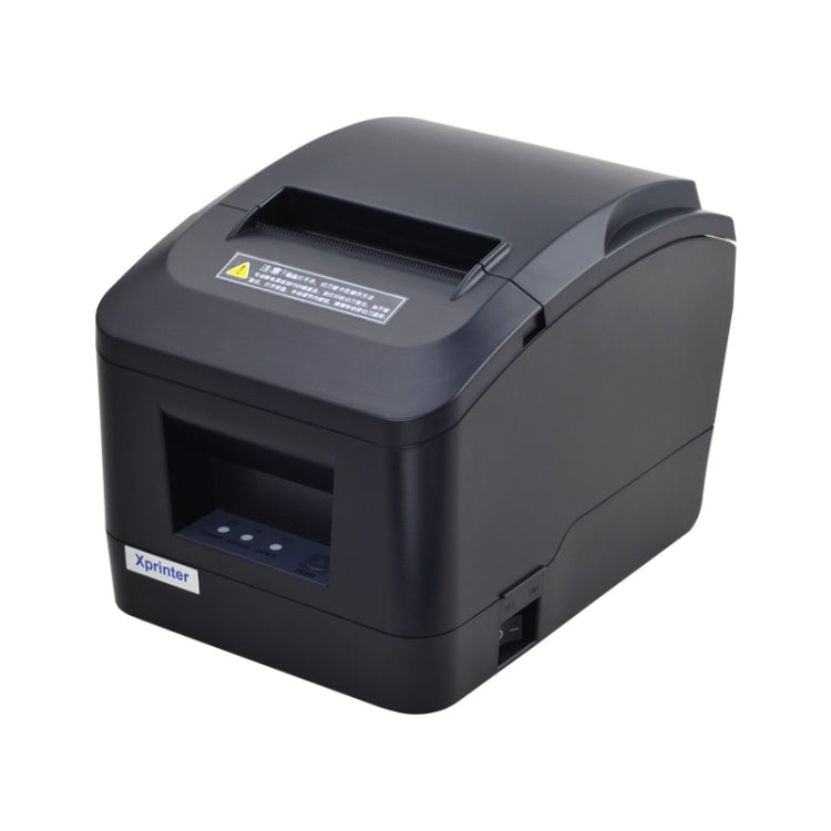 Xprinter thermal receipt printer angled view with open paper cover