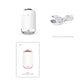 Car portable USB humidifier with night light, pearl white dome top