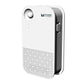 Pet deodorizer air purifier, white unit with side handle and perforated vent grille