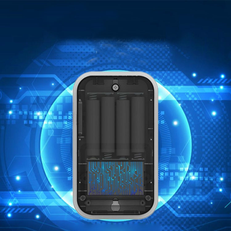 Pet deodorizer air purifier, internal filter view with glowing blue fan