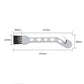 White small cleaning brush with angled bristle head and snap-in mounting holes