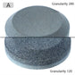 Round whetstone knife sharpener, granularity 280 and 120 on double surfaces