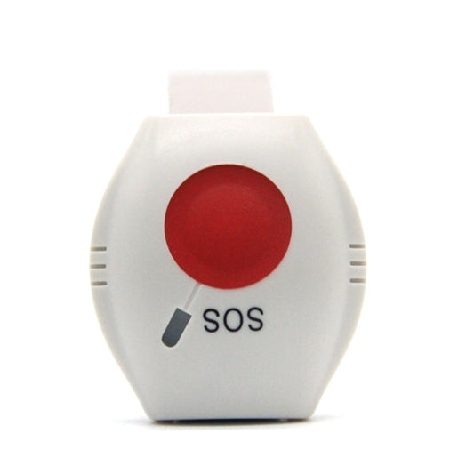 Wireless emergency SOS wristband with red alarm button
