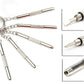 Mini screwdriver keychain tool with removable bit ends and hex socket head