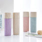Carved flip-top toothbrush holder set with flower embossing, travel size
