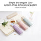 Carved pastel travel toothbrush boxes with flower pattern and snap flip-top covers