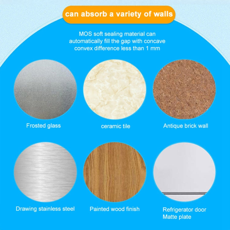 Beige suction hook set with compatibility for various wall surfaces