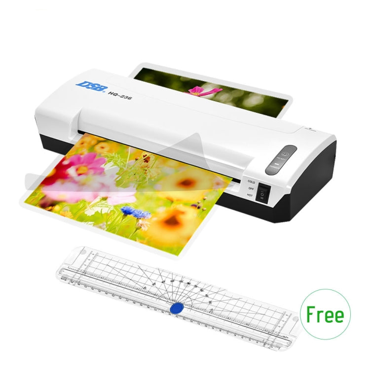 A4 laminating machine with document feed tray and window, HQ236