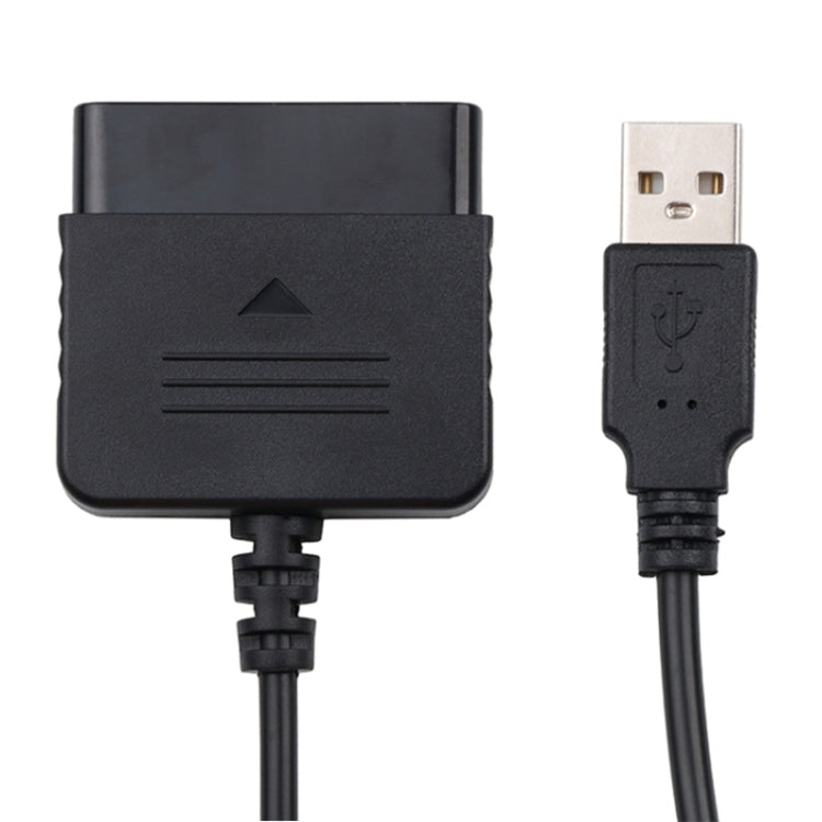 USB-A to game controller adapter cable with black inline converter box