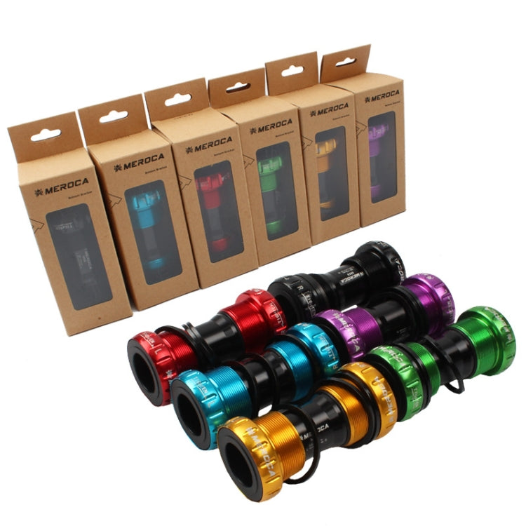 Multi-color set of mountain bike bottom bracket axles with screw-in BB bolts