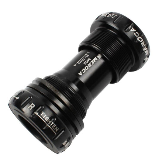 Black mountain bike bottom bracket axle, hollow screw-in BB bolt