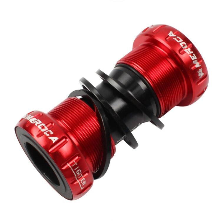 Red mountain bike bottom bracket axle, hollow screw-in BB bolt