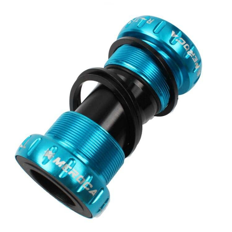 Sky blue mountain bike bottom bracket axle, hollow screw-in BB bolt