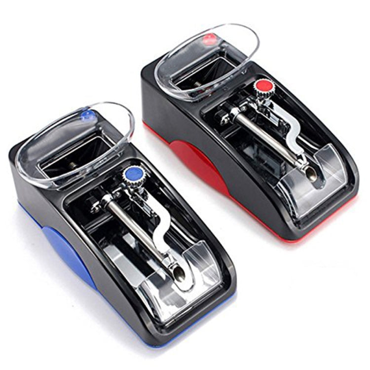 Electric cigarette rolling machine set with blue and red accent models