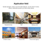 Access control controller application field panel showing example indoor and outdoor sites