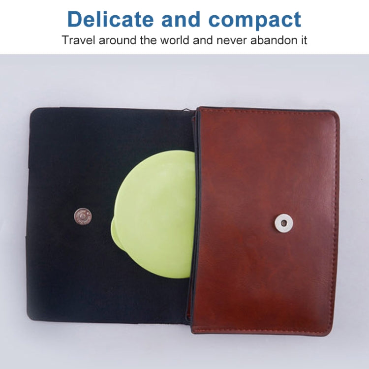 Two-piece hinged travel soap box case with circular soap holder insert