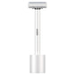 MKODO multi-shock hand razor with flip cartridge head and silver cylindrical handle