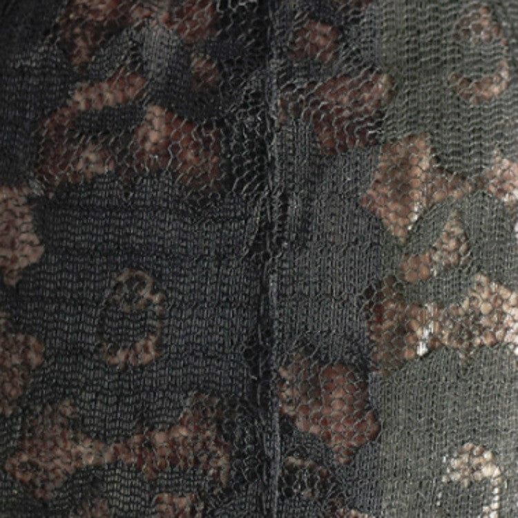 Close-up of wig cap mesh netting with dark base and fine texture