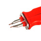 Red welding pen tip with three metal electrodes
