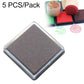 Small square ink pad with gray ink in clear frame, craft stamping