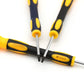 T6/T8/T10 screwdrivers with yellow grips and slim metal tips