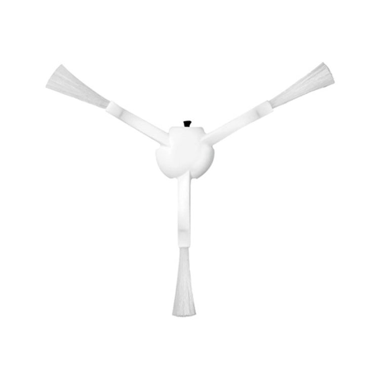 White three-blade side brush for robot vacuum
