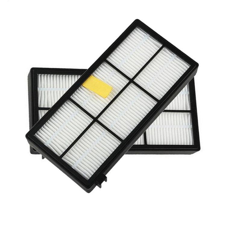 Set of two replacement HEPA filters with white pleated media