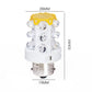 15-LED warning light bulb size diagram: 26mm diameter, 50mm height, 15mm base