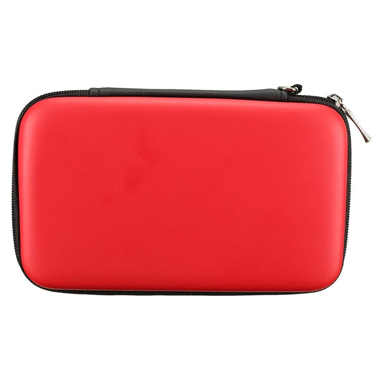 Red EVA hard carry case cover with zipper closure and top loop handle