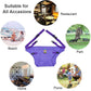 Purple baby seat safety harness booster with adjustable straps