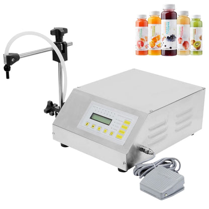 Digital control liquid filling pump with LCD control panel and outlet bracket