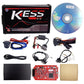 ECU programmer kit with KESS V2 controller, software disc, and wiring connectors