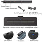 Drawing tablet with stylus pen, shortcut keys, and pen refill tips