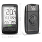 Black GIYO M4 bicycle computer front and back views with LCD screen and buttons