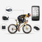 GIYO M4 bicycle computer mounted on bike handlebar with LCD screen visible
