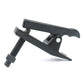 Black-and-metal ball joint puller with long screw and U-shaped clamp