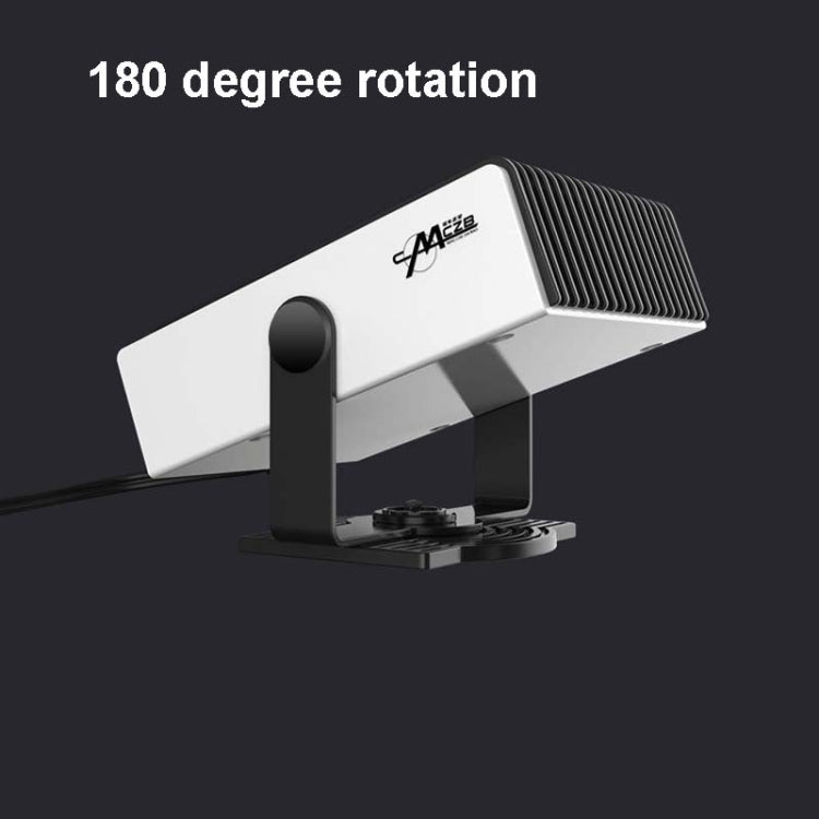 Portable car heater with rotating head on pedestal base