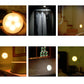Infrared motion-sensing LED night light showing warm and cool white illumination