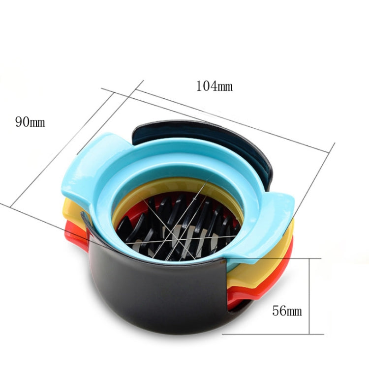 Egg slicer tool size diagram showing 104mm, 90mm, and 56mm dimensions