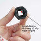 Handheld nut extractor socket with spiral pattern, held in a person’s hand