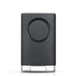 Black remote key fob case back with round center and metal key insert area